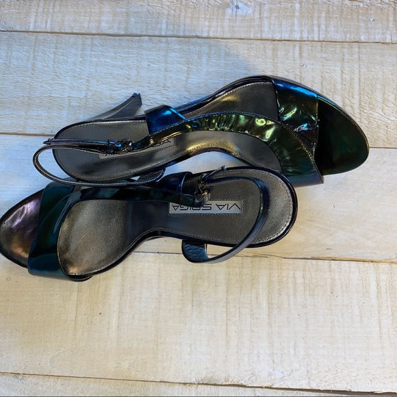 Via Spiga metallic heeled sandals - Picture 6 of 10